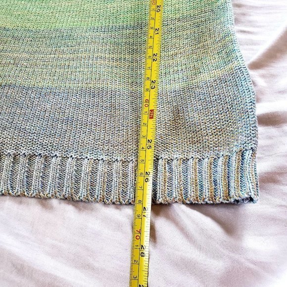 RXB Womens Mutlticolored Shimmer  Knit Cottagecore Oversized‎ Sweater Size XL - Picture 8 of 13